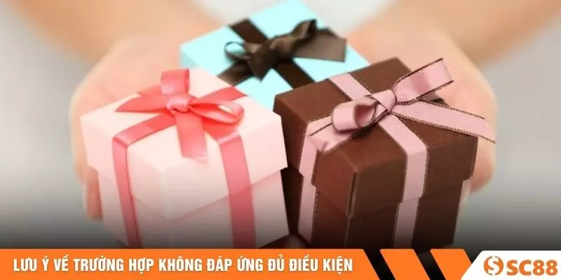 Lưu ý về trường hợp không đáp ứng đủ điều kiện